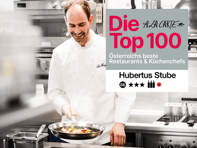 Guide a la Carte 2022 Hubertus Stube Top 100 marketing deluxe