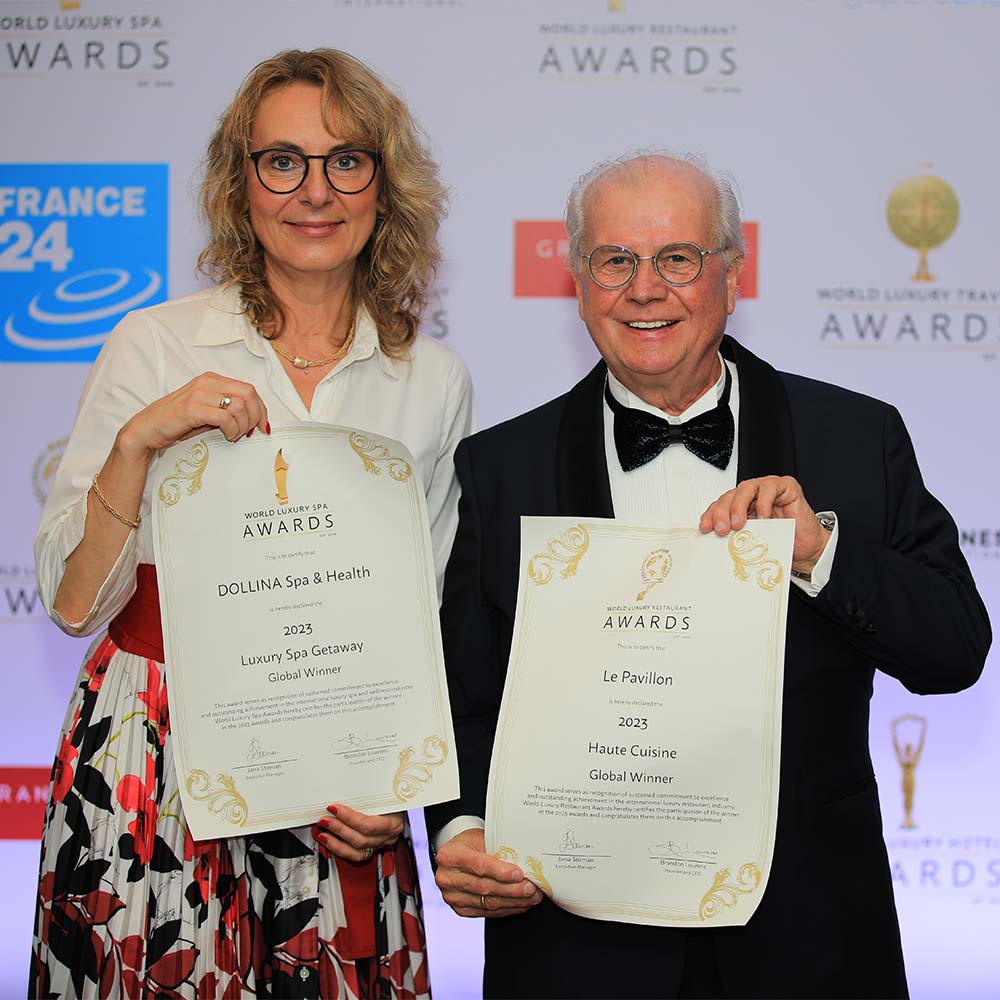 Birgit und Meinrad Schmiederer_World Luxury Hotel Awards_2023_