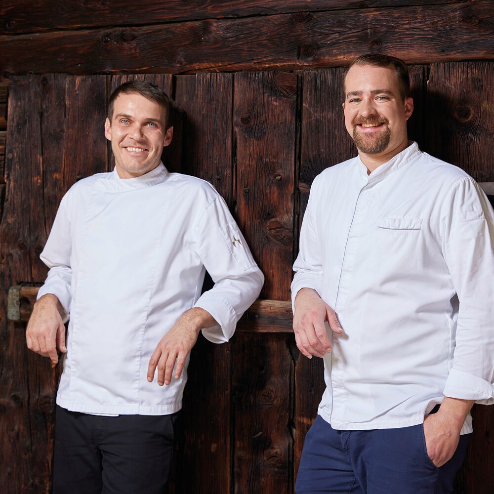 Gault&Millau Restaurantguide 2024 - Hubertusstube Neustift - Chef de Cuisine Christian Jeske - Juniorpatron Alban Pfurtscheller 
