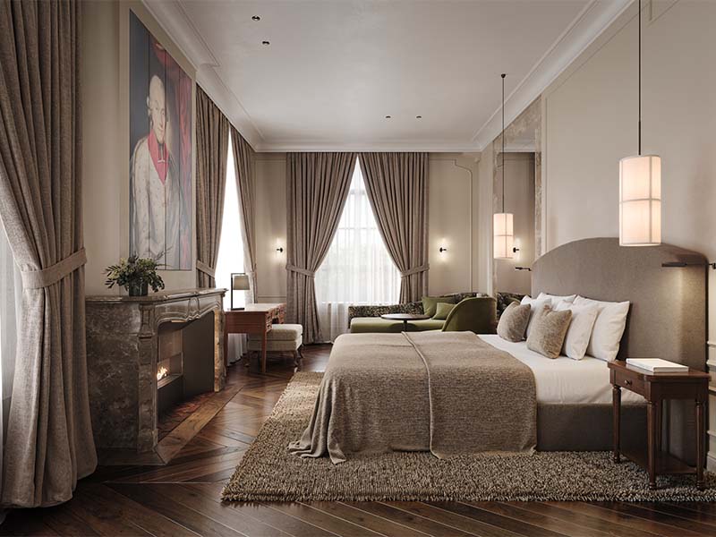 Van Oys Maastricht Retreat One room Suite Chateau